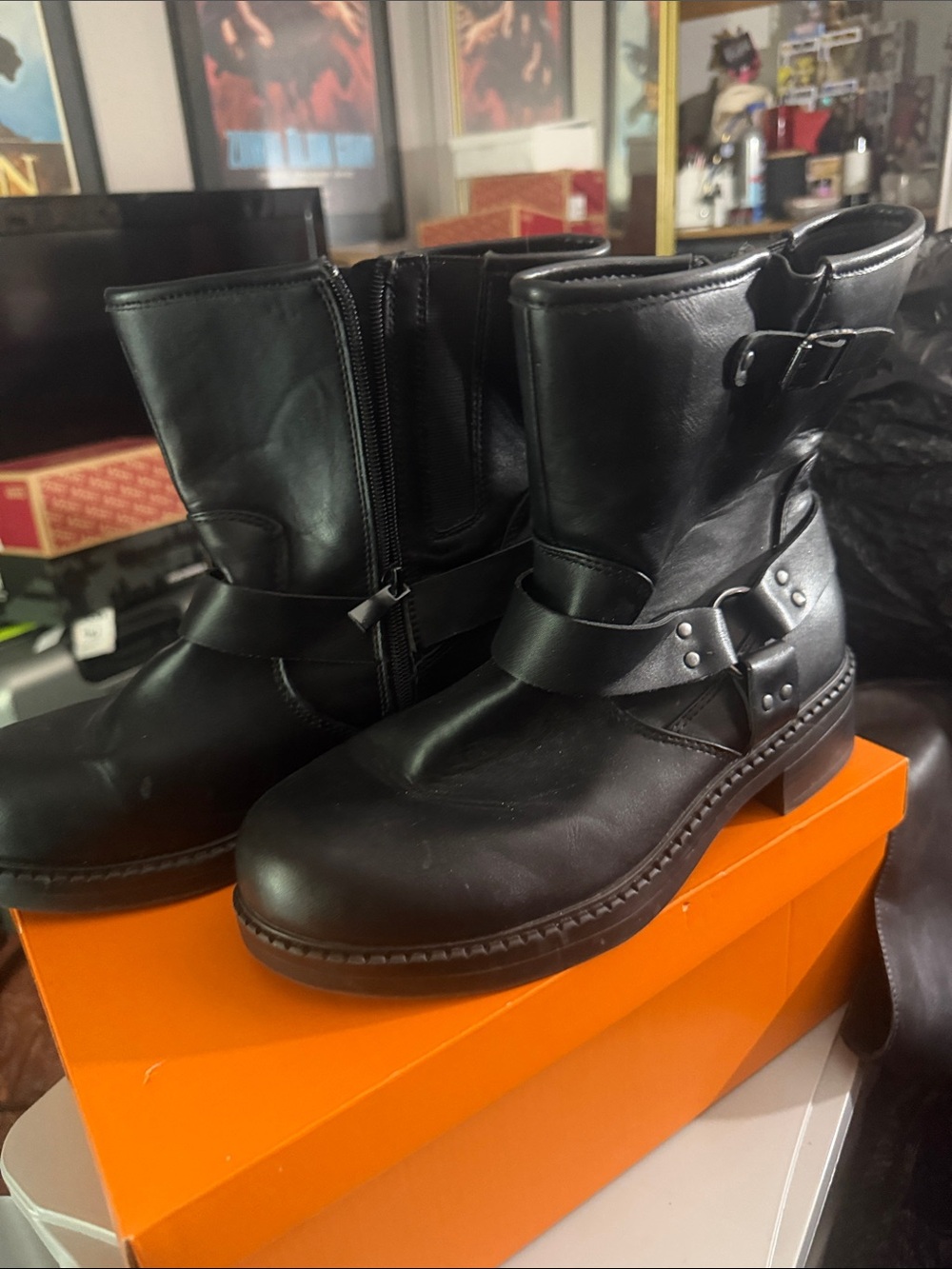 Torrid Black Ankle Boots Booties Extra Wide Width 8.5 WW